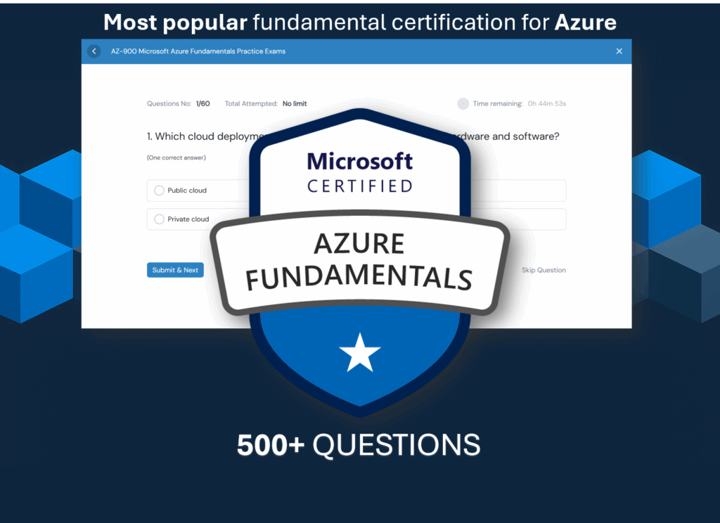 AZ-900 practice exams